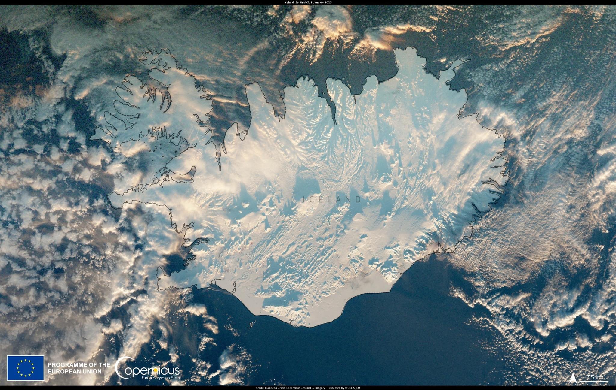 Icecoldest Iceland since 1974